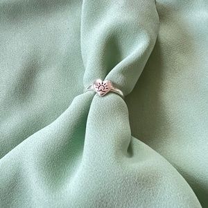 Anel Coração com por do sol